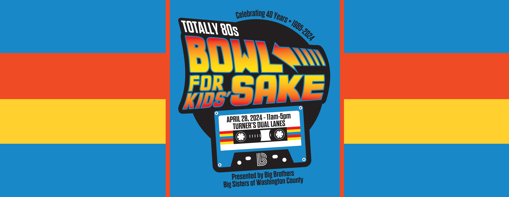 40th Anniversary Totally 80s Bowl for Kids' Sake